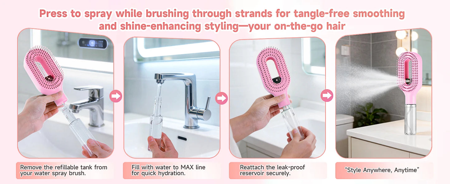 Magic Styling Spray Brush